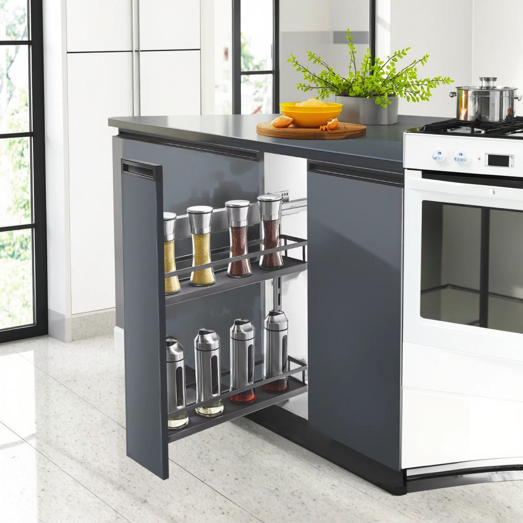 Pull-Out Grey Strip (2 & 3 Layer) — Eliva Kitchen Hardware